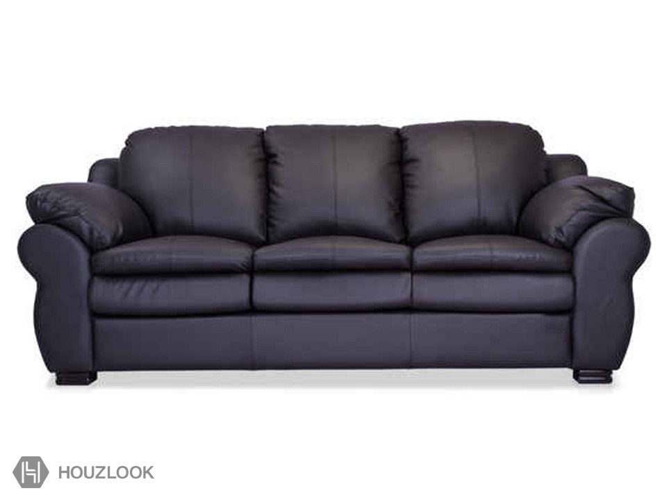 Leatherette sofa on sale 3 seater